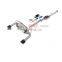 titanium exhaust for KIA SPORTAGE K2 Stainless Steel Pipes catback with quad double tip