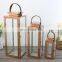 Simple European Iron Glass Candle Set Portable Storm Light Stainless Steel Lantern Soft Decoration for Home Furnishing
