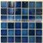 Exterior wall mosaic bathroom blue swimming pool ceramic swimming pool tile mosaic