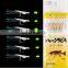 Amazon 4-20 # морские рыболовные флеш-бейты с бочкообразным карабиком и светоотражающими бусинами для крючка с сабики для сельди
