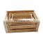 Low price simple useful wooden crates for fruit and vegetable