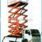 factory price truck mounted scissor design hydraulic raising lift platform