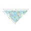 Various pattern colorful sublimation soft double sided cotton best price custom pet bandana for dogs and cats