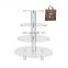 customized 4 5 6 7 Tier Crystal Clear Acrylic Round wedding Cupcake Stand cake stand acrylic 4 tier round wedding cake stand