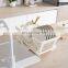 Wholesale kitchen dish sink caddy drainer dishwasher plate storage holders racks cutlery basket plastic storage drain baskets