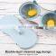 Microwave Double Egg Poacher Maker Poached Eggs Cooker Steamer Kitchen Gadget Dishwasher Heat Resistant Microwave Egg Poacher