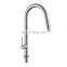 Pull Out Faucet for Kitchen Sink Single Handle with Pull Down Sprayer Stainless Steel Brushed Kitchen Faucets
