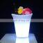 OEM Custom Light up Champagne Wine Bottle Led Portable Party Use Led Rechargeable Cooler Glowing Plastic LED Ice Bucket