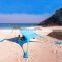 Windproof Summer Resort Party Folding Eco Friendly Logo Shelters Events Outdoor Portable Camp Sun Shade Tent Beach