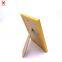 Hot Selling Eco Friendly Simple Stylish Yellow MDF Photo Frame Modern Gift Decor