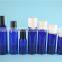 100ml blue pump lotion bottle with 24mm pump used for Cosmetic Container