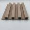 Factory Indoor Decor Wood Plastic Composite Cladding Fluted Wall Board WPC Interior Wall Panel 160-24mm