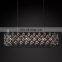 Retro Style Indoor Decoration Rectangular Industrial Metal Chandelier Living Room Hotel Ceiling Home Decor Lighting Hang Lamps