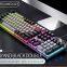 Custom color K500 wired keyboard washable gaming rgb game gamer keyboard computer wired keyboards