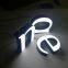 Acrylic luminous words mini words resin outdoor advertising back luminous stainless steel advertising