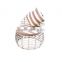 Round Shaped Outdoor Leisure White Soft PE Rattan Material Bali Synthetic Rattan Furniture