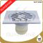 SSFY207B Bathroom and toilet square stainless steel concrete floor drains