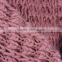 Latest design women 100 acrylic winter solid color shawl scarf