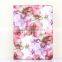 Peach Series Flower 360 Degree Rotating PU Wallet Leather With Stand Case For iPad 5 6 TB-0002