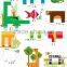 2015 New Products Wooden Animal Block Puzzle Toy Children Game