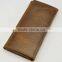Multifunction High Quality Long Three Folds Rfid Leather Wallet With Button