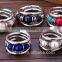 Hot Jewelry Tibetan Silver Bracelet Turquoise Inlay Roundness Bead Adjust Bangle