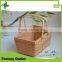 Wholesale custom weaving wooden picnic basket, storage basket
