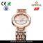 Elegant luxury vogue charming sapphire crystal ceramic watch with stainless steel strap