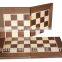 Unique wood travel folding chess board