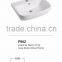 Ceramic cabinet wash basin competitive price elegant bathroom cabinet sink