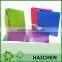 top selling plastic metal color ring binder