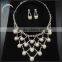 low minimum order quantity wedding jewelry set bride jewelleries for sale