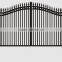 powder coated metal garden gate with low price