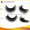 mink fur false eyelash 3D mink strip eyelash custom packaging private label wispy eyelash with glue