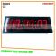 3" led digital clock with infared remote