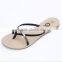 China T-strap women shoes household ladies monogram slipper flip flop