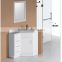 Wall mounted corner bathroom cabinet