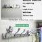 2016 No drilling No screw Easy Installation stainless steel wall mounted Hook Rack with strong vacuum suction hook