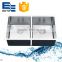 Double drainer handmade sink stainless steel 304 from Jiangmen manufacturer