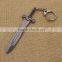 Final Fantasy Miniature weapons metal model Sword Keychain ring Pendants