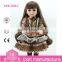 NPK BJD Doll 18 inch Ball Jointed Doll Full Vinyl Dolls Long Hair Girl Doll Collection