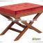 fabric wood frame ottoman chair - hot sale low price (DO-6119)