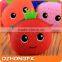 Lovely strawberry customized silicone wallet for coin&money&carry articles