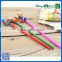 2016 Hot selling high quality wood HB pencils with funny toy for students