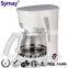 4 cups coffee maker with upwards filter-holder, permanent filter, 0.6L, 120V, 60Hz, 650W