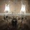 2014 Bedroom clear glass wall lamps/light for decorative in CE