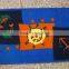 new design best quality anti-slipprinted mat with non woven fabric pvc dot backing