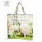 Esschert Design Farm Animal shape print cotton shopping bag