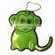 Monkey shape pvc reflective safety car key accessories
