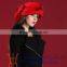 2015 Fashion Red Russian Style Fur Hat/ Winter Fur hat/Fur Hat